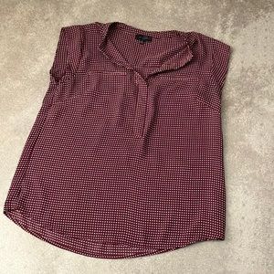 Polka dot The Limited shirt